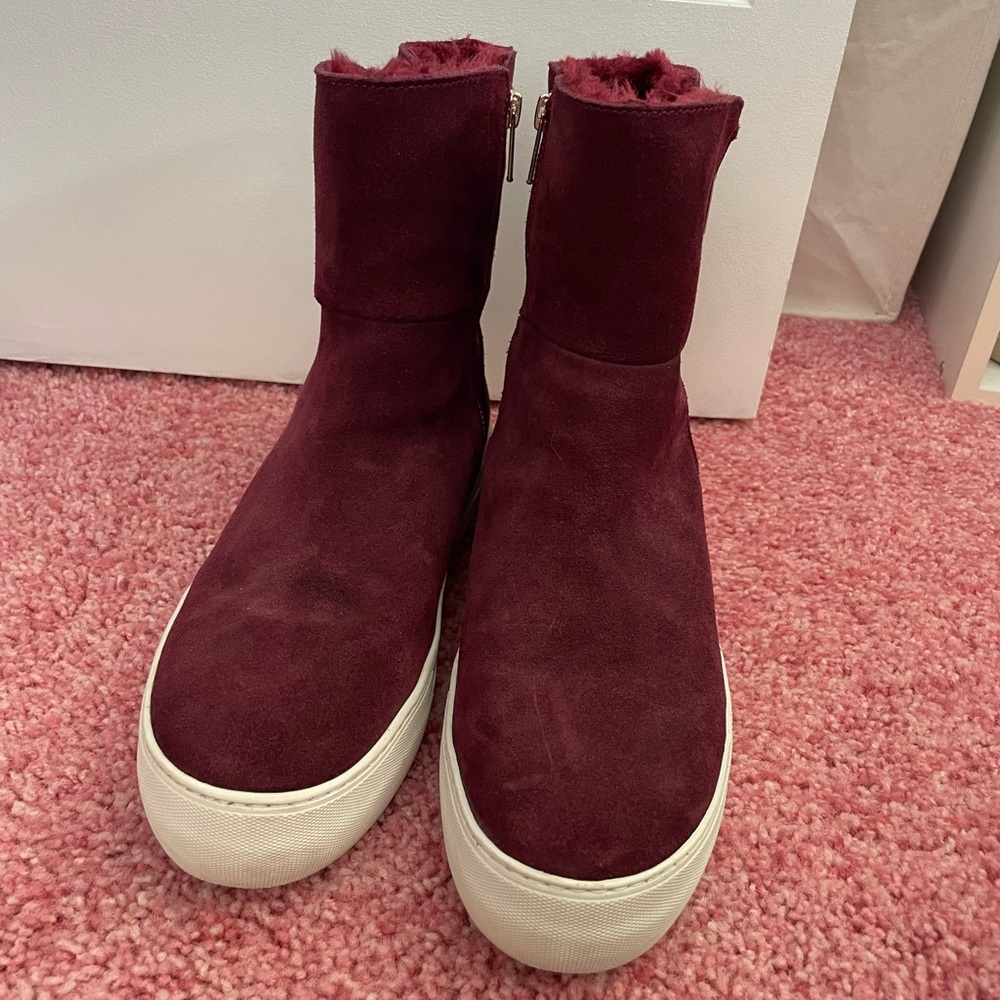 Red J Slides Boots